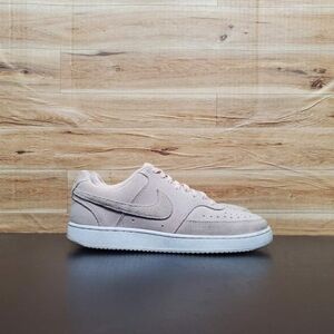 Nike Court Vision Orange Pearl Pink Suede Shoes Women's Size 9.5